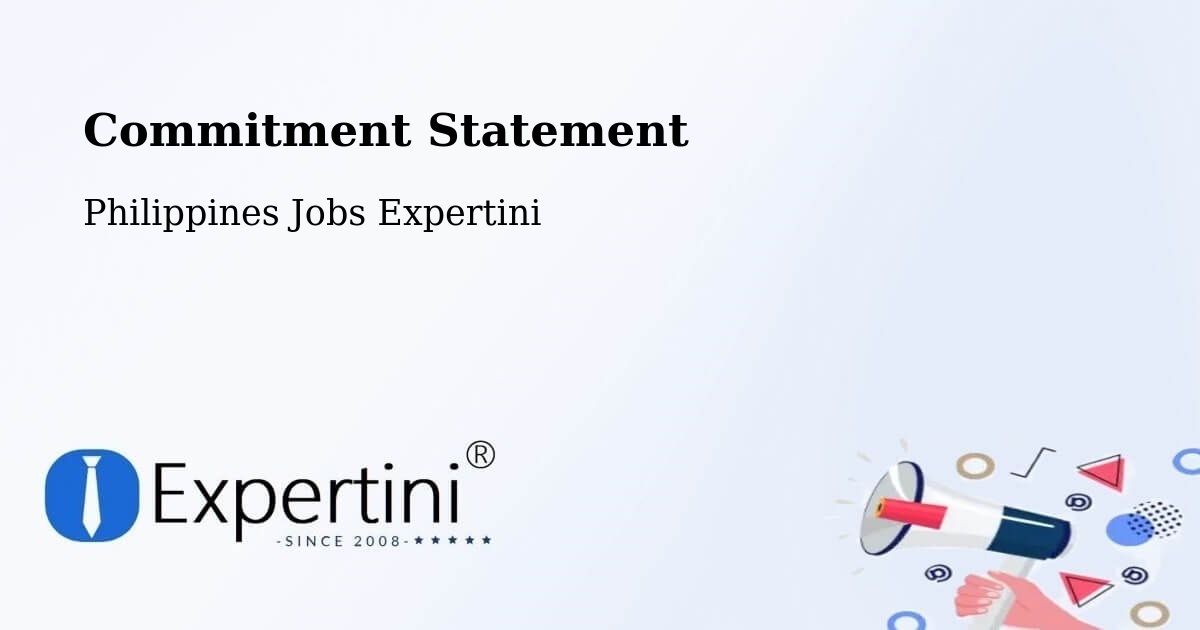 Corporate Commitment – San Mateo - Philippines Jobs Expertini
