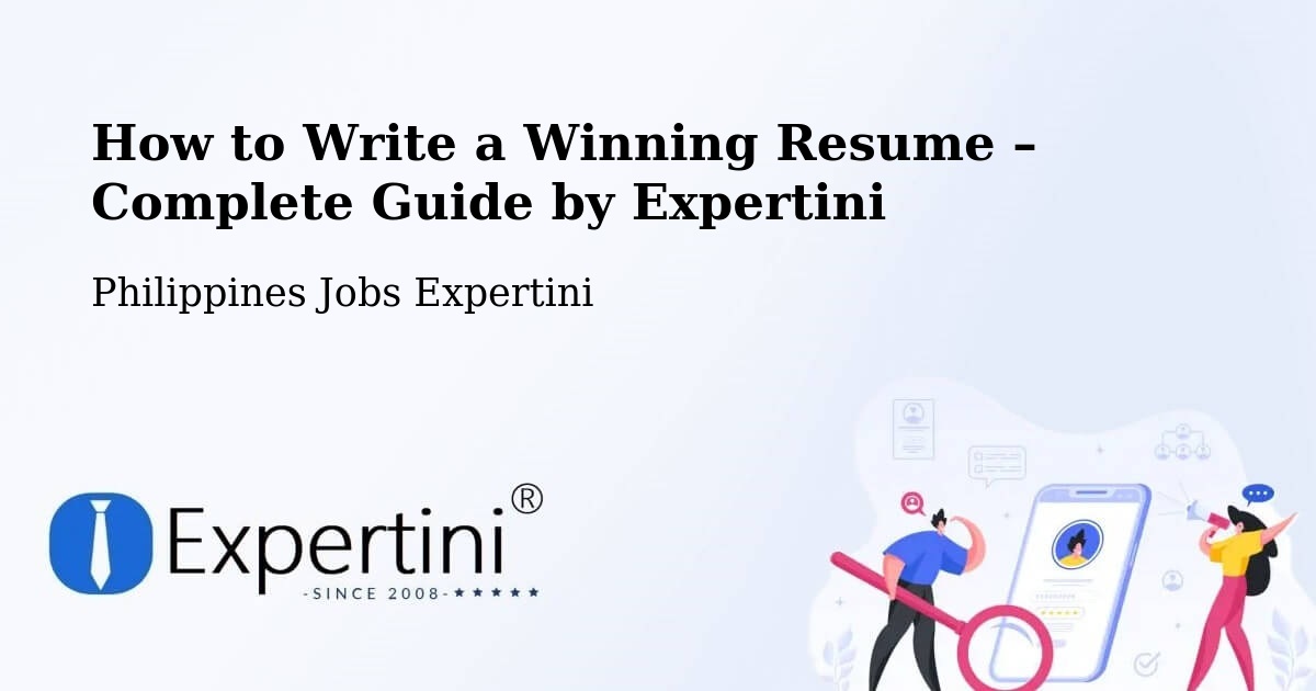 Resume Writing Guide for Job Seekers – San Mateo - San Mateo, Philippines Jobs Expertini